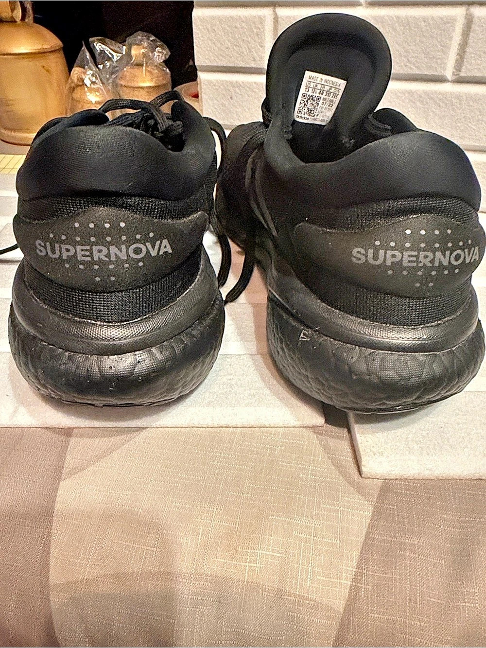 adidas Supernova Men's Athletic Shoes US 13 Black